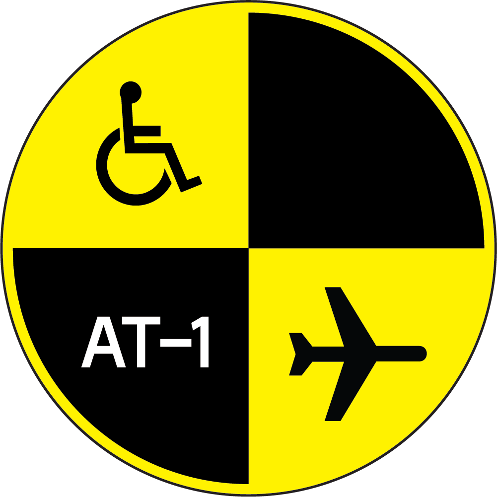 Symbol indicating RESNA AT-1 Compliance